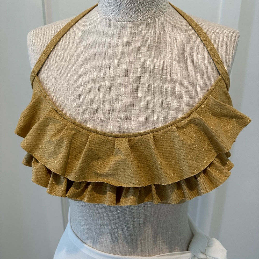 Aerie Mustard Halter Top